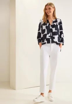 Bluse Mit Grafischem Print