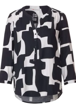 Bluse Mit Grafischem Print