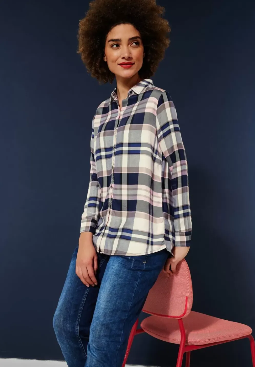 Bluse Mit Karomuster
