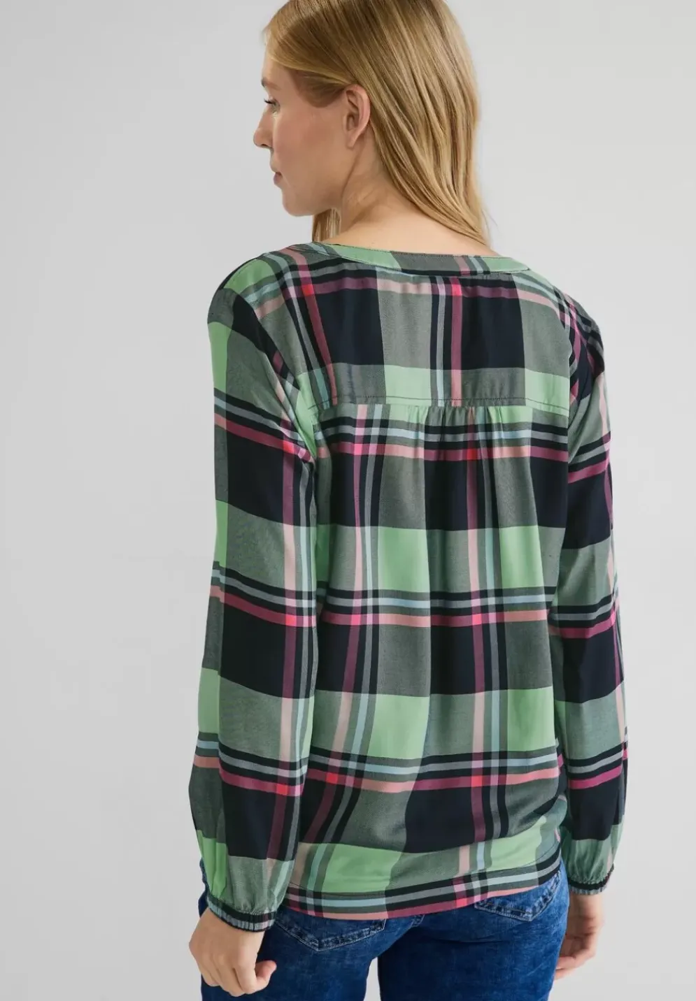 Bluse Mit Karomuster