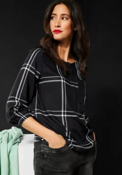 Bluse Mit Karomuster