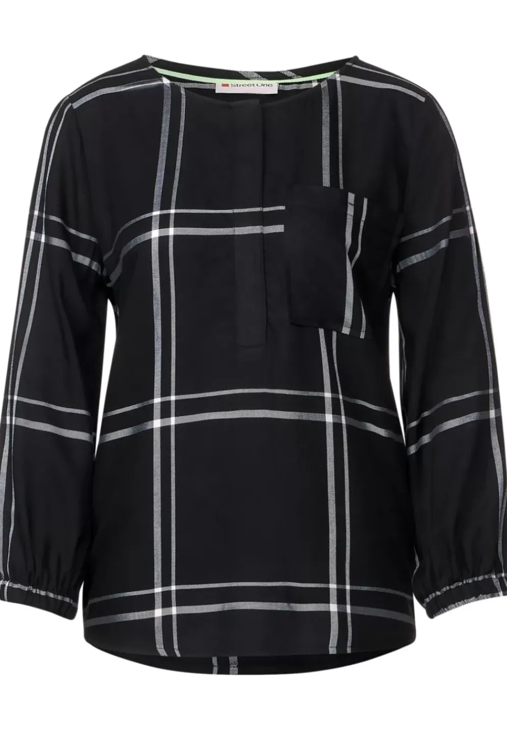 Bluse Mit Karomuster