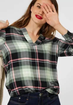Bluse Mit Karomuster