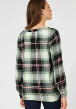 Bluse Mit Karomuster