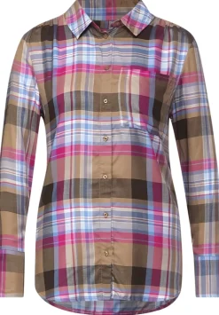 Bluse Mit Karomuster