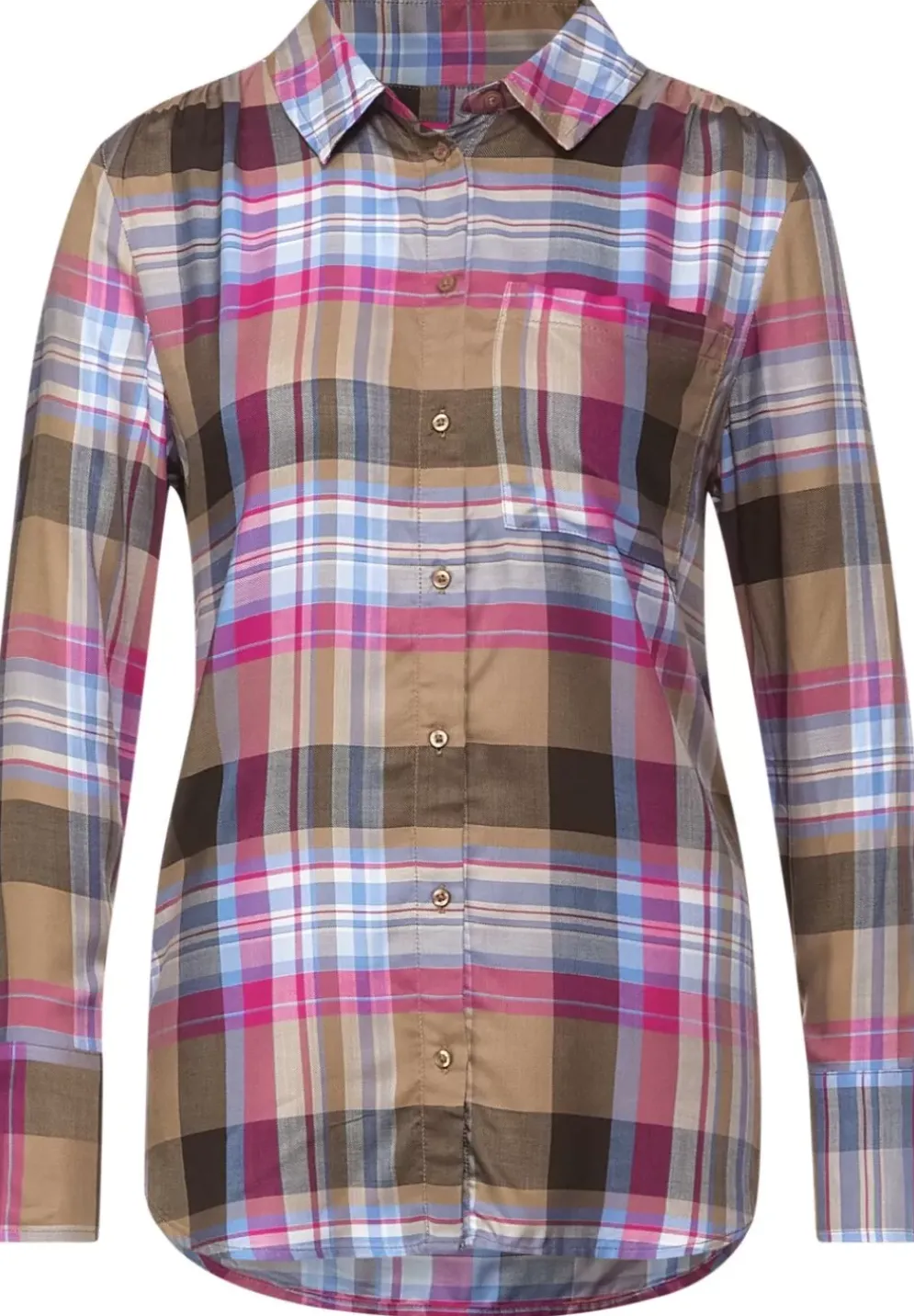 Bluse Mit Karomuster