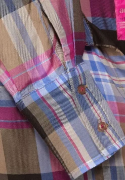 Bluse Mit Karomuster