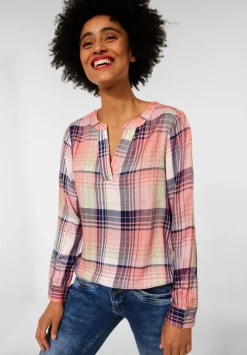 Bluse Mit Karomuster