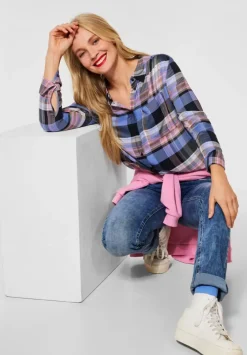 Bluse Mit Karomuster