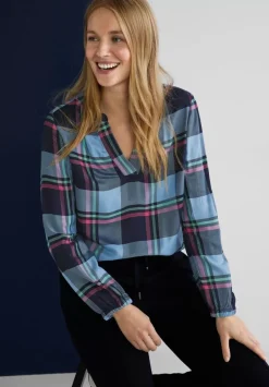 Bluse Mit Karomuster