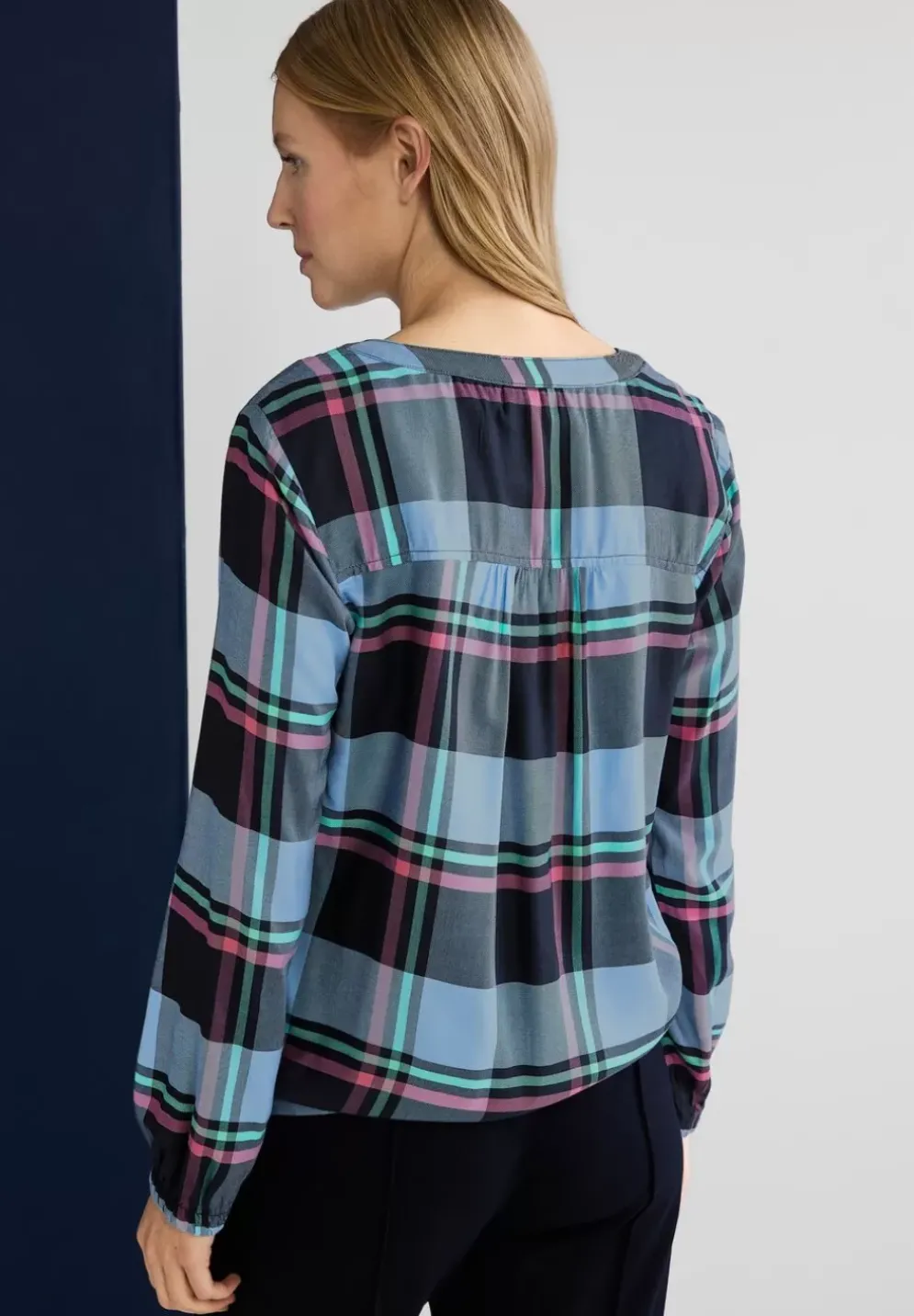 Bluse Mit Karomuster