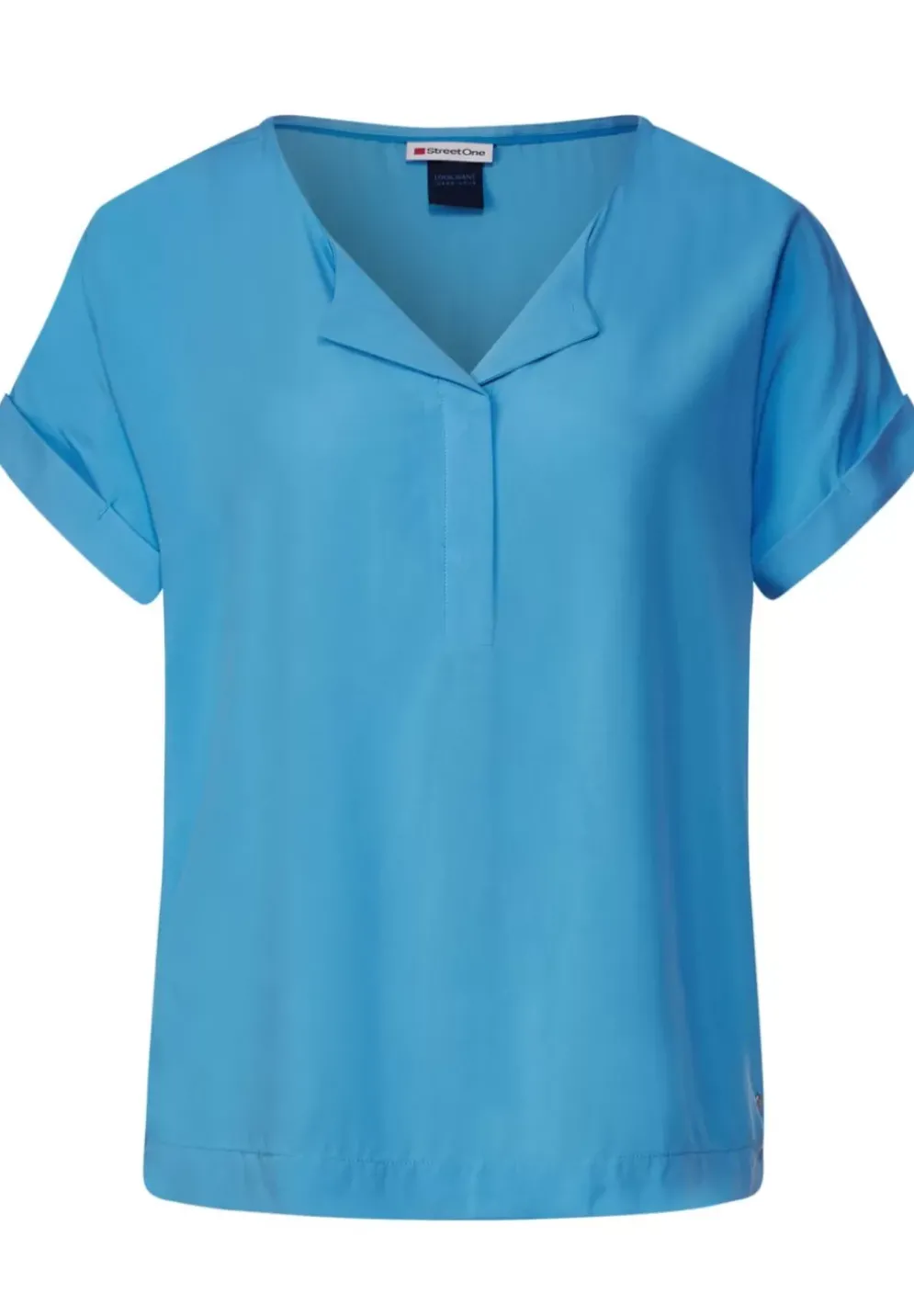 Bluse Mit Klappenkragen
