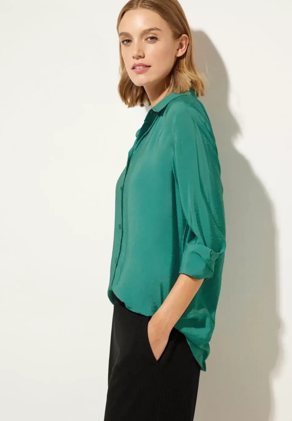 Bluse Mit Knopfleiste