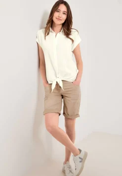 Bluse Mit Knotendetail