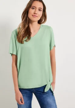 Bluse Mit Knotendetail