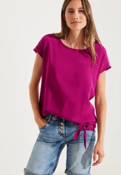 Bluse Mit Knotendetail