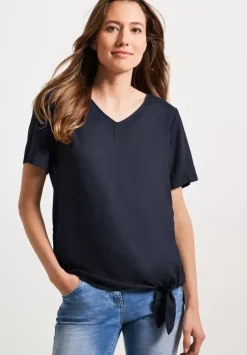 Bluse Mit Knotendetail