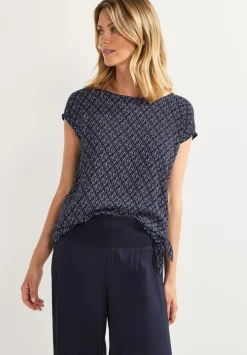 Bluse Mit Knotendetail