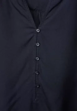 Bluse Mit Kurzer Knopfleiste