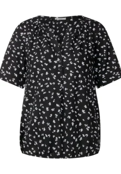 Bluse Mit Kurzer Knopfleiste