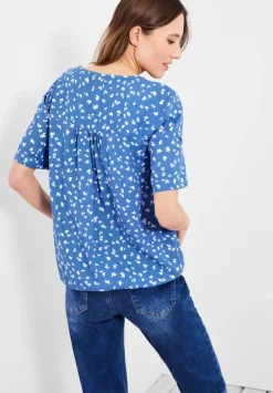 Bluse Mit Kurzer Knopfleiste