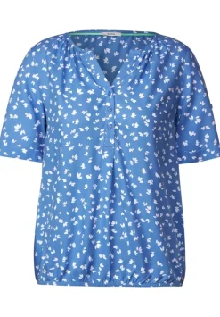 Bluse Mit Kurzer Knopfleiste