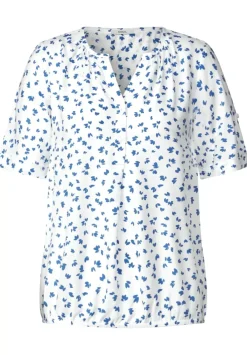Bluse Mit Kurzer Knopfleiste