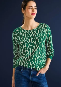 Bluse Mit Leo Print