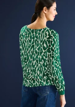 Bluse Mit Leo Print