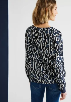 Bluse Mit Leo Print