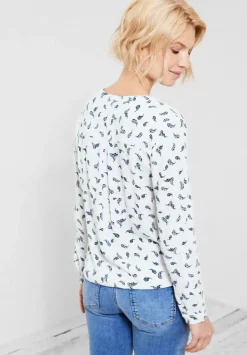 Bluse Mit Minimalmuster