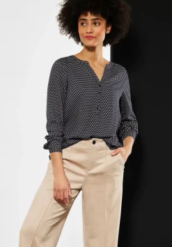 Bluse Mit Minimalmuster