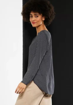 Bluse Mit Minimalmuster