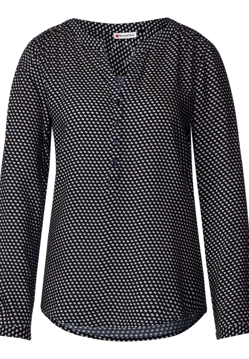 Bluse Mit Minimalmuster