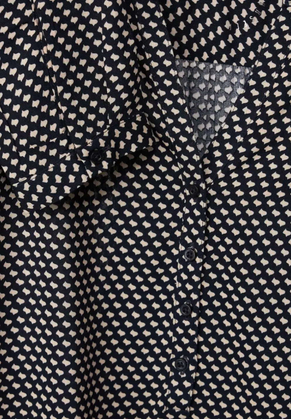 Bluse Mit Minimalmuster