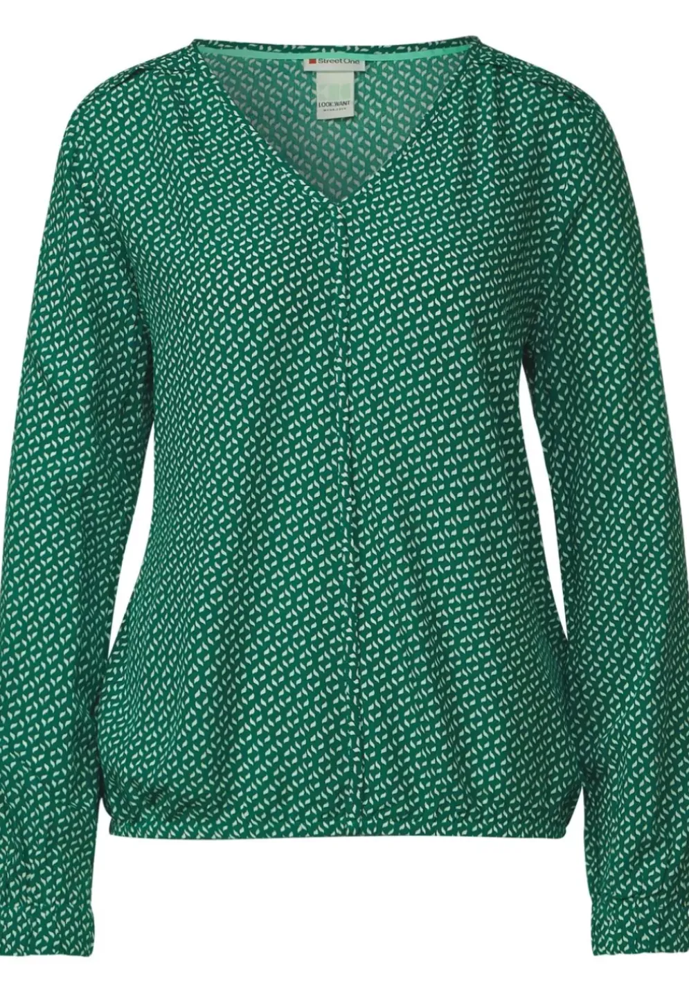 Bluse Mit Minimalmuster
