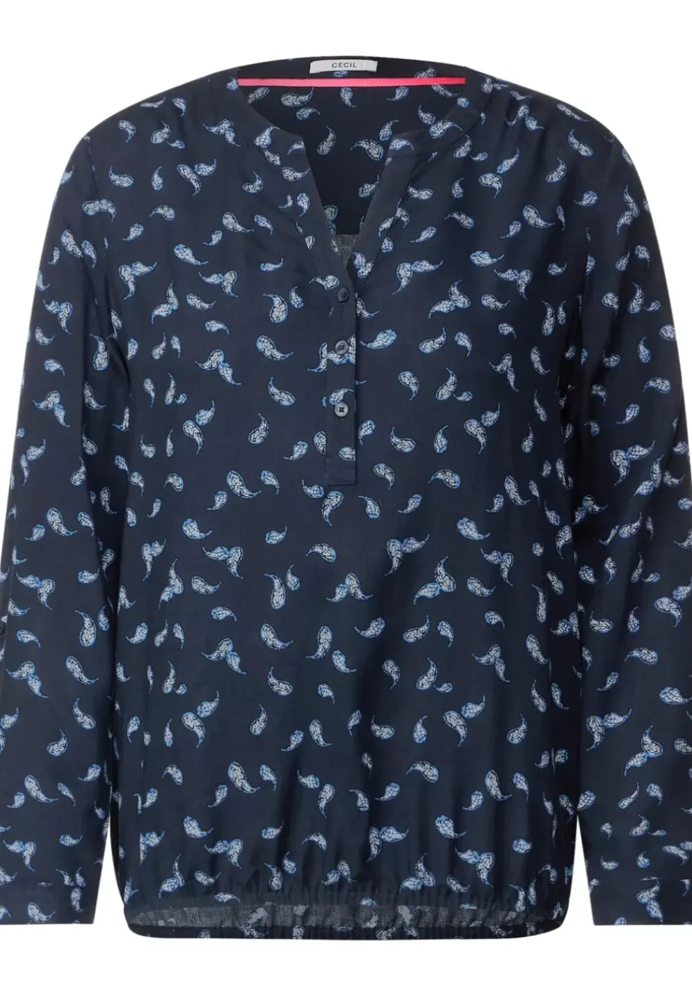 Bluse Mit Minimalmuster