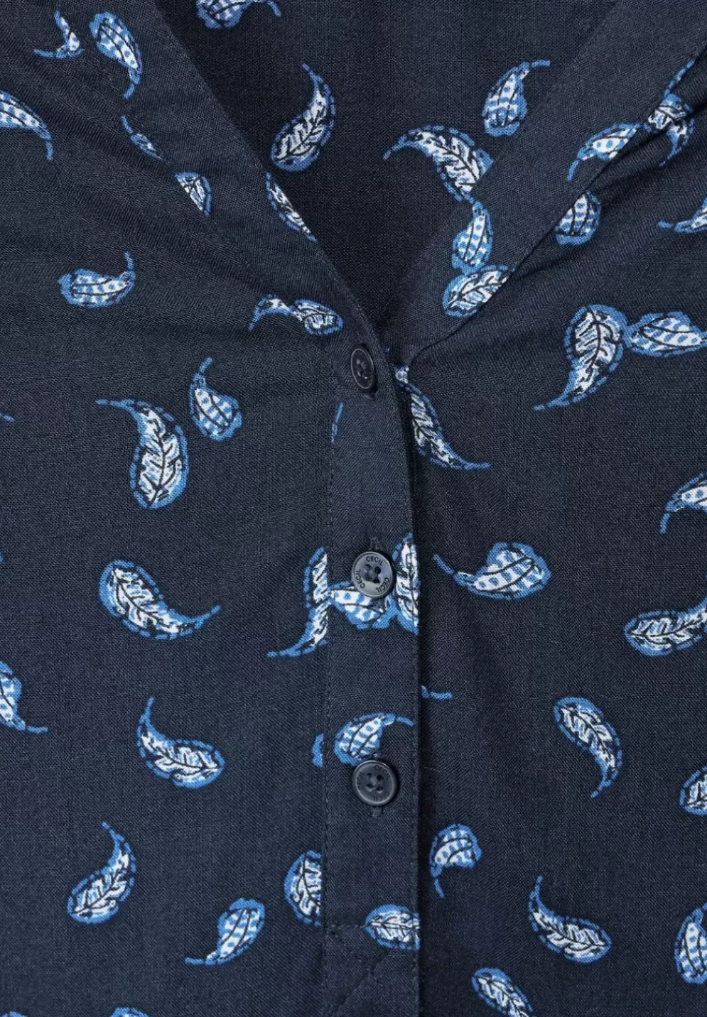 Bluse Mit Minimalmuster