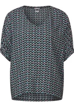 Bluse Mit Minimalmuster