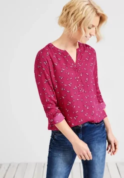 Bluse Mit Minimalmuster