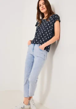 Bluse Mit Minimalprint