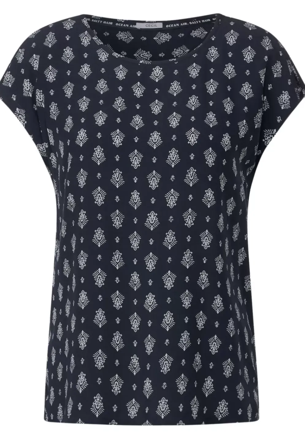 Bluse Mit Minimalprint