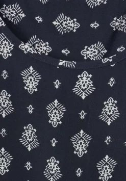Bluse Mit Minimalprint