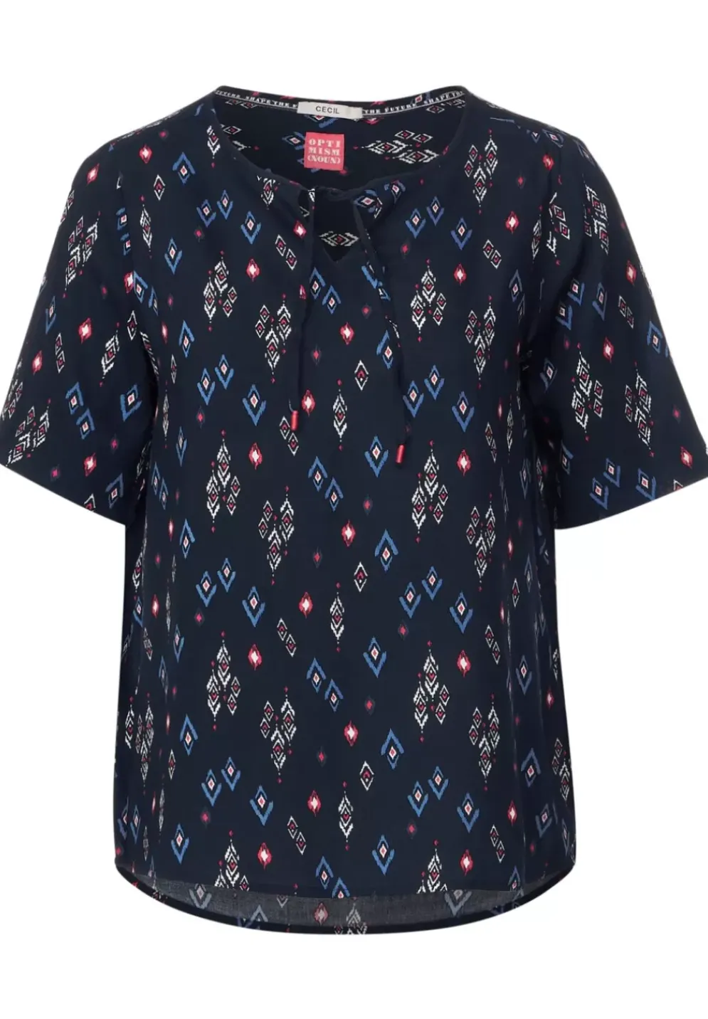 Bluse Mit Minimalprint