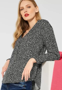 Bluse Mit Minimalprint