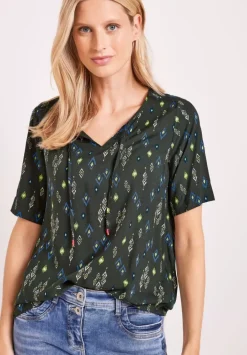 Bluse Mit Minimalprint