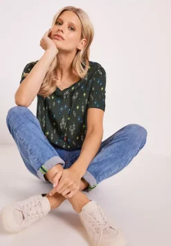 Bluse Mit Minimalprint