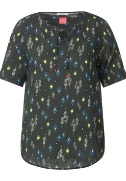 Bluse Mit Minimalprint