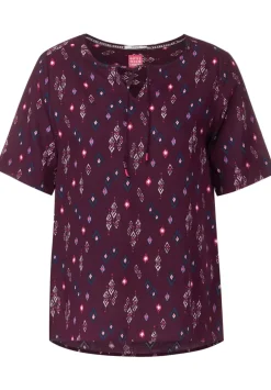Bluse Mit Minimalprint