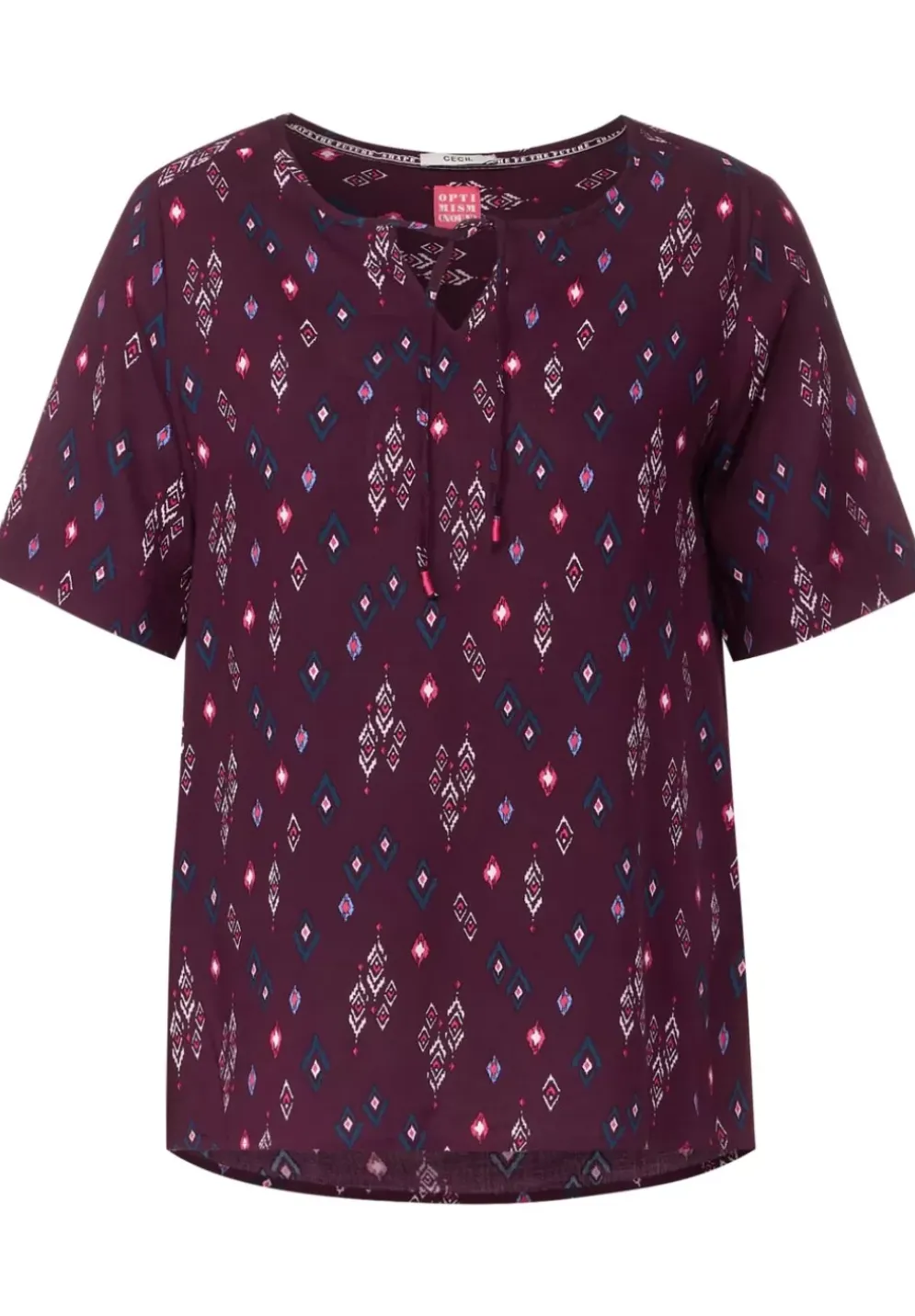 Bluse Mit Minimalprint